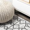 JONATHAN Y Tribal Bohemian Indoor Outdoor Area Rug 3X5 Black/Ivory, Kafel for Backyard, Patio, Porch, Easy-Cleaning, High Traffic, Pet-Friendly, Non-Shedding (SMB130F-3)(Ivory/Black)