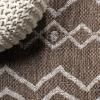 JONATHAN Y Tribal Bohemian Indoor Outdoor Area Rug 3X5 Brown/Beige, Nokat for Backyard, Patio, Porch, Easy-Cleaning, High Traffic, Pet-Friendly, Non-Shedding (SMB131B-3)(Brown/Beige)
