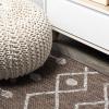 JONATHAN Y Tribal Bohemian Indoor Outdoor Area Rug 3X5 Brown/Beige, Nokat for Backyard, Patio, Porch, Easy-Cleaning, High Traffic, Pet-Friendly, Non-Shedding (SMB131B-3)(Brown/Beige)