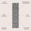 JONATHAN Y Tribal Bohemian Indoor Outdoor Area Rug 3X5 Brown/Beige, Nokat for Backyard, Patio, Porch, Easy-Cleaning, High Traffic, Pet-Friendly, Non-Shedding (SMB131B-3)(Black/Ivory)