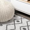 JONATHAN Y Tribal Bohemian Indoor Outdoor Area Rug 3X5 Brown/Beige, Nokat for Backyard, Patio, Porch, Easy-Cleaning, High Traffic, Pet-Friendly, Non-Shedding (SMB131B-3)(Ivory/Black)