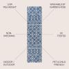 JONATHAN Y Tribal Bohemian Indoor Outdoor Area Rug 3X5 Brown/Beige, Nokat for Backyard, Patio, Porch, Easy-Cleaning, High Traffic, Pet-Friendly, Non-Shedding (SMB131B-3)(Blue/Ivory)