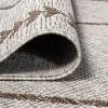 JONATHAN Y Tribal Diamond Trellis Indoor Outdoor Area Rug 3X5 Black/Ivory, Derya for Backyard, Patio, Porch, Easy-Cleaning, High Traffic, Pet-Friendly, Non-Shedding (SMB129E-3)(Beige/Brown)