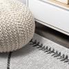 JONATHAN Y Tribal Diamond Trellis Indoor Outdoor Area Rug 3X5 Black/Ivory, Derya for Backyard, Patio, Porch, Easy-Cleaning, High Traffic, Pet-Friendly, Non-Shedding (SMB129E-3)(Ivory/Black)