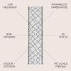 JONATHAN Y Tribal Diamond Trellis Indoor Outdoor Area Rug 3X5 Black/Ivory, Derya for Backyard, Patio, Porch, Easy-Cleaning, High Traffic, Pet-Friendly, Non-Shedding (SMB129E-3)(Ivory/Black)