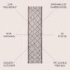 JONATHAN Y Tribal Diamond Trellis Indoor Outdoor Area Rug 3X5 Black/Ivory, Derya for Backyard, Patio, Porch, Easy-Cleaning, High Traffic, Pet-Friendly, Non-Shedding (SMB129E-3)(Beige/Brown)