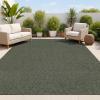 JONATHAN Y Easy Jute Rustic Indoor Outdoor Runner Rug Natural 2X8, Solana Easy Solid Color for Backyard, Patio, Porch, Easy-Cleaning, High Traffic, Pet-Friendly, Hose Washable, Non-Shedding FXV100A-28(Green)