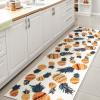 JONATHAN Y Pineapple High-Low Indoor Outdoor Area Rug 3X5 Orange/Navy, Ananas Bold for Backyard, Patio, Porch, Easy-Cleaning, High Traffic, Pet-Friendly, Non-Shedding (AMC117A-3)(2’3″ x 8′ (Runner))