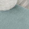 JONATHAN Y Haze Solid Low-Pile Aqua Blue 5′ Round Indoor Area Rug, Coastal,Bohemian,Minimalist,Classic, Easy-Cleaning for Living Room,Bedroom,Kitchen,Pet Friendly,Non-Shedding (SEU100S-5R)