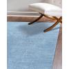 JONATHAN Y Haze Solid Low-Pile Classic Blue 5×5 Square Indoor Area Rug, Coastal,Bohemian,Minimalist,Classic, Easy-Cleaning for Living Room,Bedroom,Kitchen,Pet Friendly,Non-Shedding (SEU100F-5SQ)