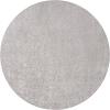 JONATHAN Y Haze Solid Low-Pile Light Gray 5′ Round Indoor Area Rug, Coastal,Bohemian,Minimalist,Classic, Easy-Cleaning for Living Room,Bedroom,Kitchen,Pet Friendly,Non-Shedding (SEU100K-5R)