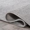 JONATHAN Y Haze Solid Low-Pile Light Gray 5×5 Square Indoor Area Rug, Coastal,Bohemian,Minimalist,Classic, Easy-Cleaning for Living Room,Bedroom,Kitchen,Pet Friendly,Non-Shedding (SEU100K-5SQ)