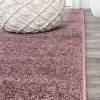 JONATHAN Y Haze Solid Low-Pile Light Purple 5′ Round Indoor Area Rug, Coastal,Bohemian,Minimalist,Classic, Easy-Cleaning for Living Room,Bedroom,Kitchen,Pet Friendly,Non-Shedding (SEU100R-5R)