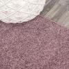 JONATHAN Y Haze Solid Low-Pile Light Purple 5′ Round Indoor Area Rug, Coastal,Bohemian,Minimalist,Classic, Easy-Cleaning for Living Room,Bedroom,Kitchen,Pet Friendly,Non-Shedding (SEU100R-5R)