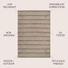 JONATHAN Y Wide Stripe Indoor Outdoor Round Area Rug 6 Ft Brown/Natural, Bo Modern Farmhouse for Backyard, Patio, Porch, Easy-Cleaning, High Traffic, Pet-Friendly, Non-Shedding (TSN101A-6R)(6’7″ x 6’7″ (Square))
