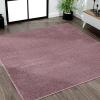 JONATHAN Y Haze Solid Low-Pile Light Purple 5×5 Square Indoor Area Rug, Coastal,Bohemian,Minimalist,Classic, Easy-Cleaning for Living Room,Bedroom,Kitchen,Pet Friendly,Non-Shedding (SEU100R-5SQ)