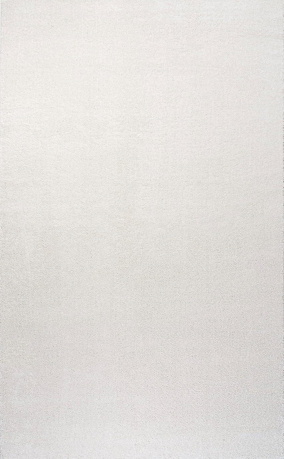 image:imageJONATHAN Y Haze Solid LowPile Cream Indoor Area Rug 5x8 CoastalBohemianMinimalistClassic EasyCleaning for Living RoomBedroomKitchenPet FriendlyNonShedding SEU100T5