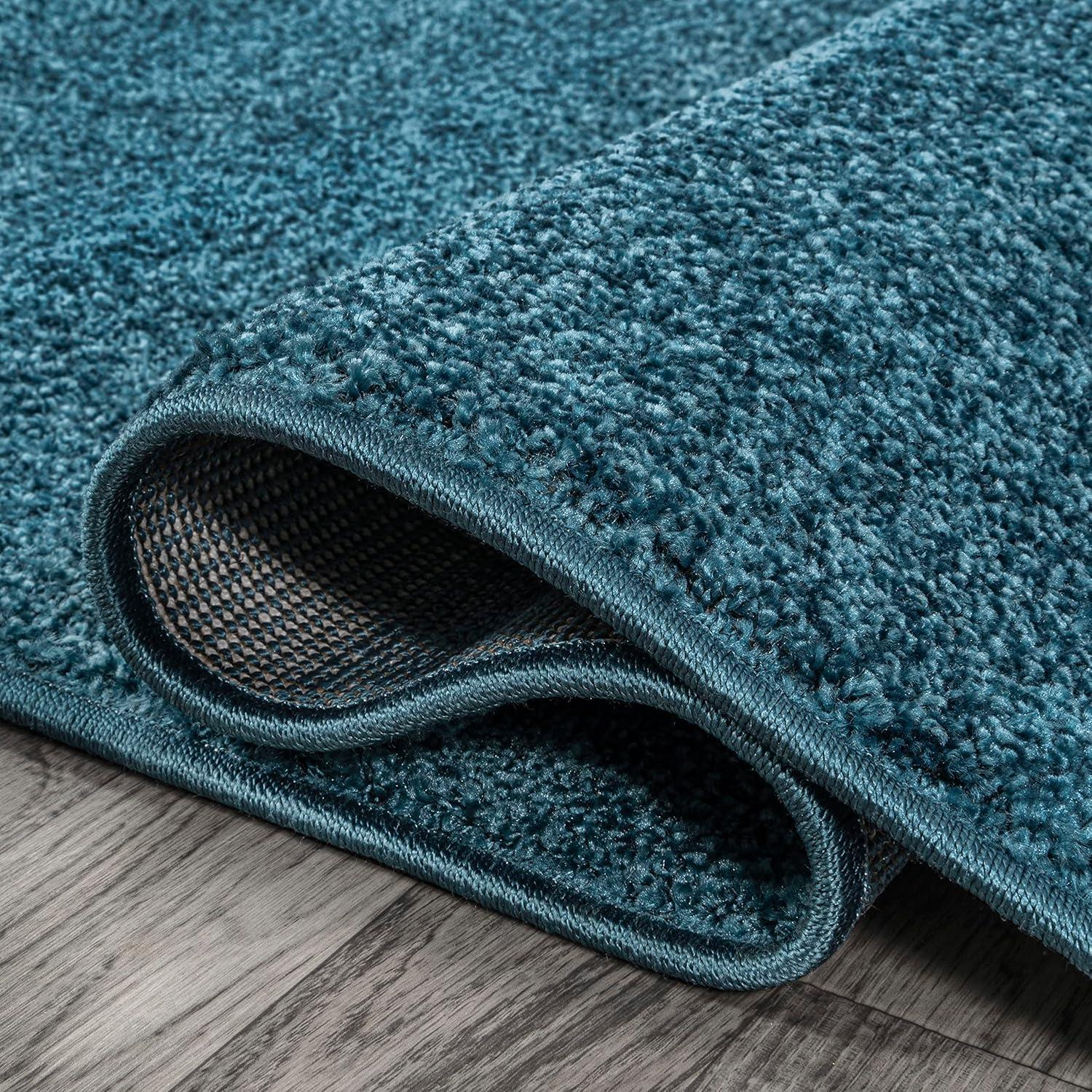 image:imageJONATHAN Y Haze Solid LowPile Turquoise Indoor Area Rug 5x8 CoastalBohemianMinimalistClassic EasyCleaning for Living RoomBedroomKitchenPet FriendlyNonShedding SEU100H5