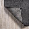 JONATHAN Y Haze Solid Low-Pile Black Runner Rug 2×8, Coastal,Bohemian,Minimalist,Classic, Easy-Cleaning for Living Room,Bedroom,Kitchen,Pet Friendly,Non-Shedding (SEU100I-28)