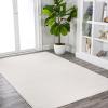 JONATHAN Y Haze Solid Low-Pile Cream Indoor Area Rug 5×8, Coastal,Bohemian,Minimalist,Classic, Easy-Cleaning for Living Room,Bedroom,Kitchen,Pet Friendly,Non-Shedding (SEU100T-5)