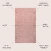 JONATHAN Y Haze Solid Low-Pile Pink Indoor Area Rug 5×8, Coastal,Bohemian,Minimalist,Classic, Easy-Cleaning for Living Room,Bedroom,Kitchen,Pet Friendly,Non-Shedding (SEU100P-5)