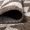 JONATHAN Y Tribal Geometric Indoor Outdoor Area Rug 5X8 Brown/Beige, Andratx Modern for Backyard, Patio, Porch, Easy-Cleaning, High Traffic, Pet-Friendly, Non-Shedding (SMB126A-5)(Brown/Beige)