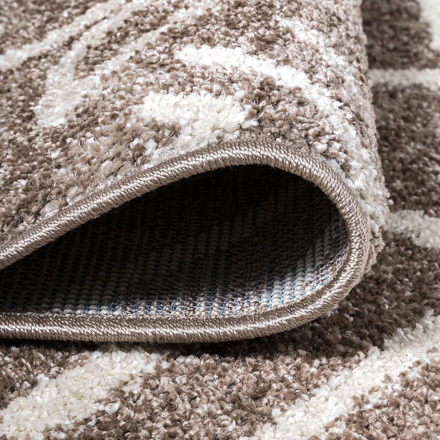 image:imageJONATHAN Y Amanar Tribal Geometric BrownIvory Runner Rug 2x8 Bohemian Vintage EasyCleaning for Living Room Bedroom Kitchen Pet Friendly NonShedding MOH503A284 x 6 Rectangular