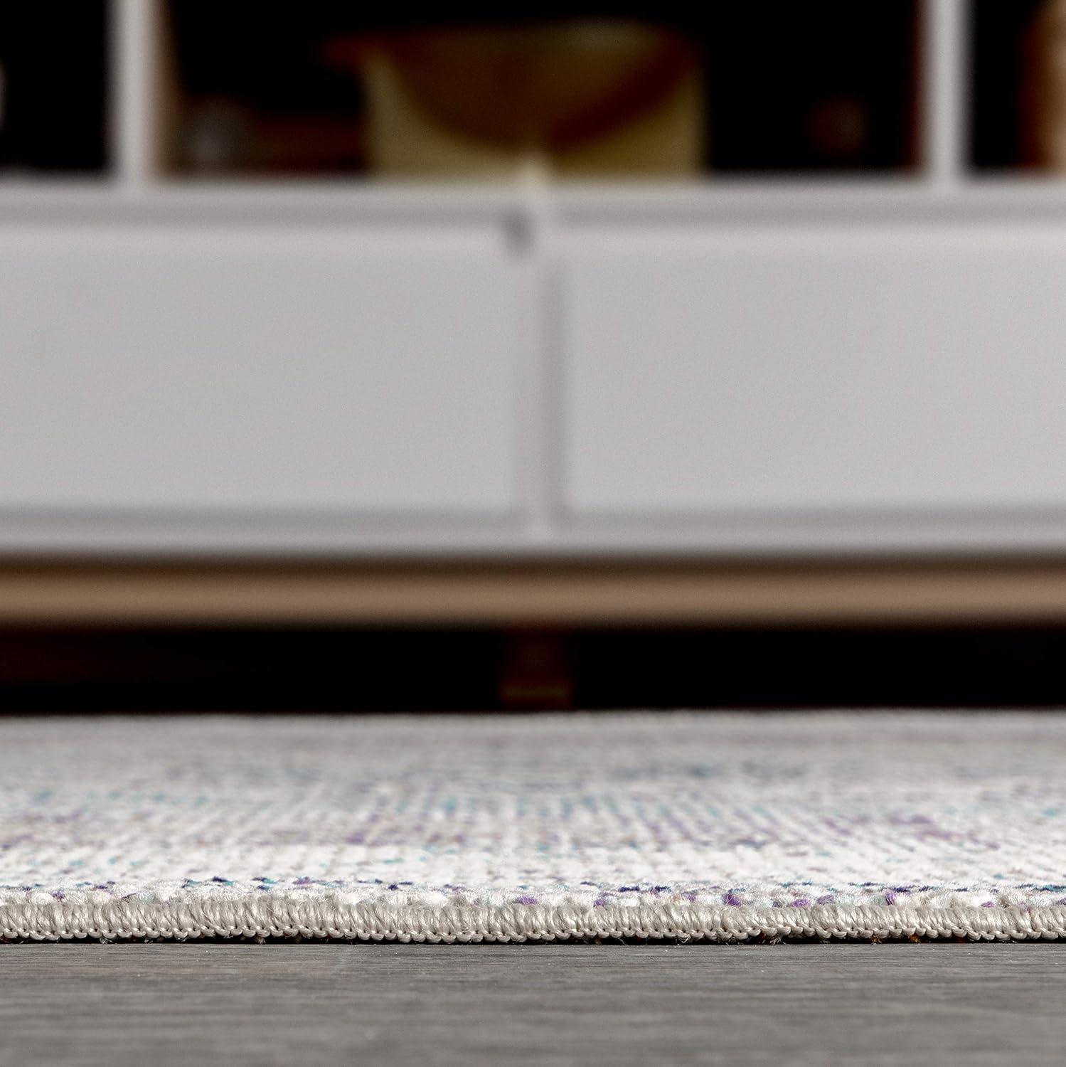 image:imageJONATHAN Y Ankara Vintage Medallion GrayIvory Indoor Area Rug 3x5 Transitional Southwestern EasyCleaning for Living Room Bedroom Kitchen Pet Friendly NonShedding CAV105A353 x 77 Rectangular