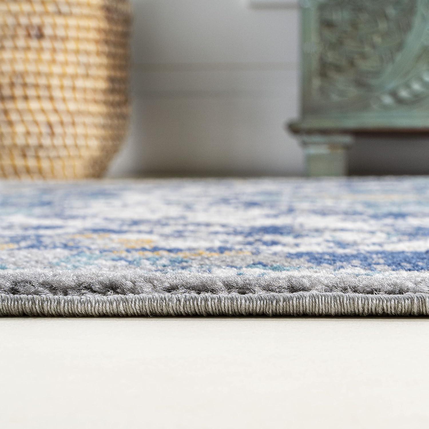 image:imageJONATHAN Y Boho Medallion Dark BlueGray Indoor Area Rug 3x5 Vintage Anaise Ornate EasyCleaning for Living Room Bedroom Kitchen Pet Friendly NonShedding BMF112C3Dark BlueGray