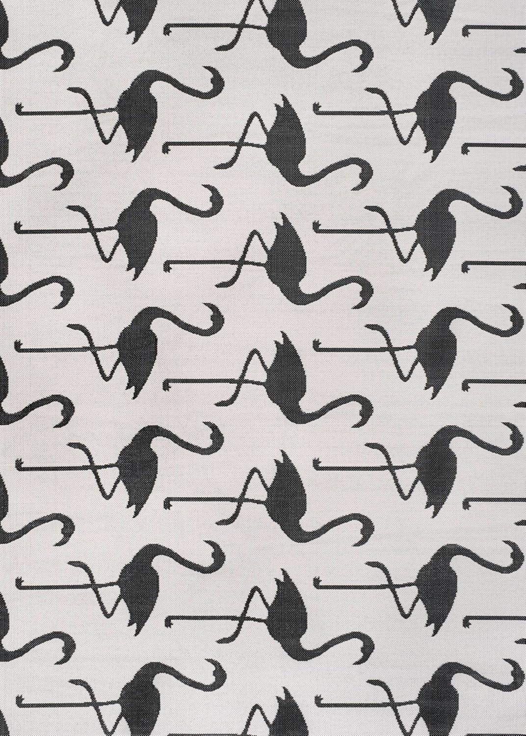 image:imageJONATHAN Y Flamingos TwoTone Indoor Outdoor Runner Rug 2X8 BeigeWhite Liana Casual Coastal for Backyard Patio Porch EasyCleaning High Traffic PetFriendly NonShedding TSN401A28WhiteBlack