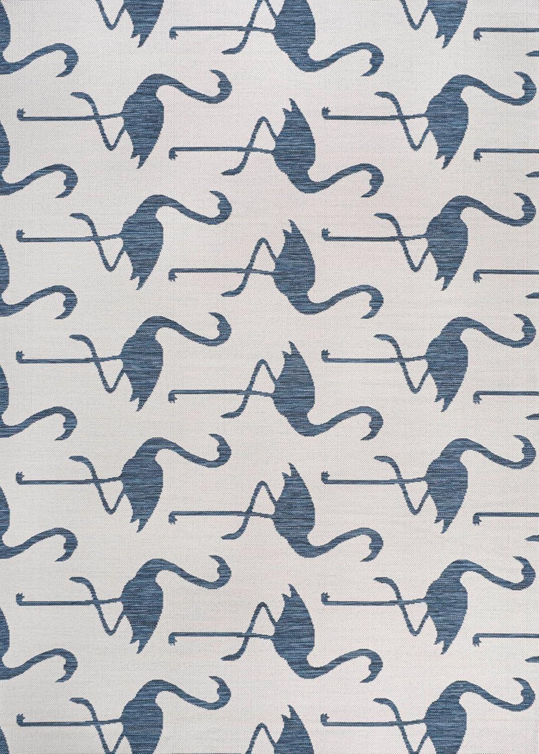image:imageJONATHAN Y Flamingos TwoTone Indoor Outdoor Runner Rug 2X8 BeigeWhite Liana Casual Coastal for Backyard Patio Porch EasyCleaning High Traffic PetFriendly NonShedding TSN401A28WhiteNavy