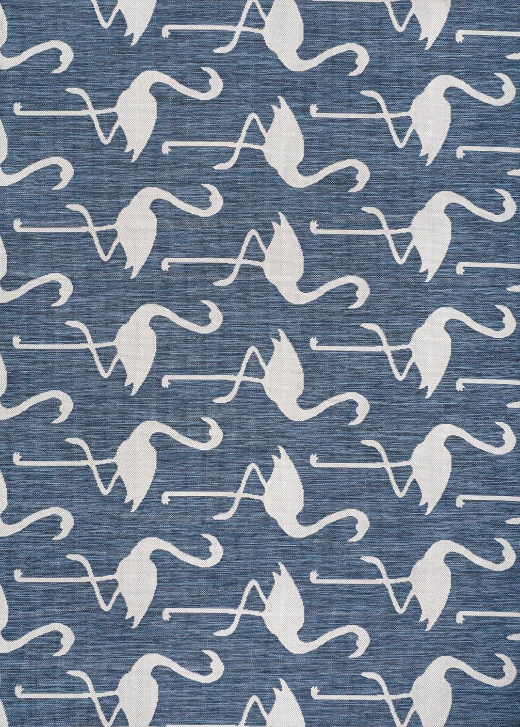 image:imageJONATHAN Y Flamingos TwoTone Indoor Outdoor Runner Rug 2X8 BeigeWhite Liana Casual Coastal for Backyard Patio Porch EasyCleaning High Traffic PetFriendly NonShedding TSN401A28NavyWhite