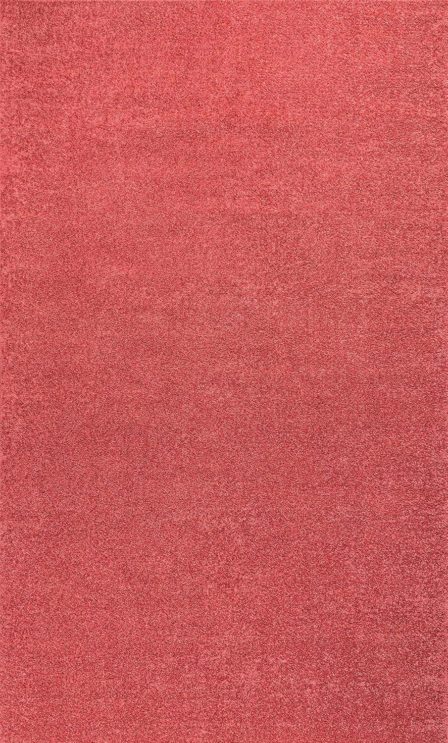 image:imageJONATHAN Y Haze Solid LowPile Red Indoor Area Rug 5x8 CoastalBohemianMinimalistClassic EasyCleaning for Living RoomBedroomKitchenPet FriendlyNonShedding SEU100E5