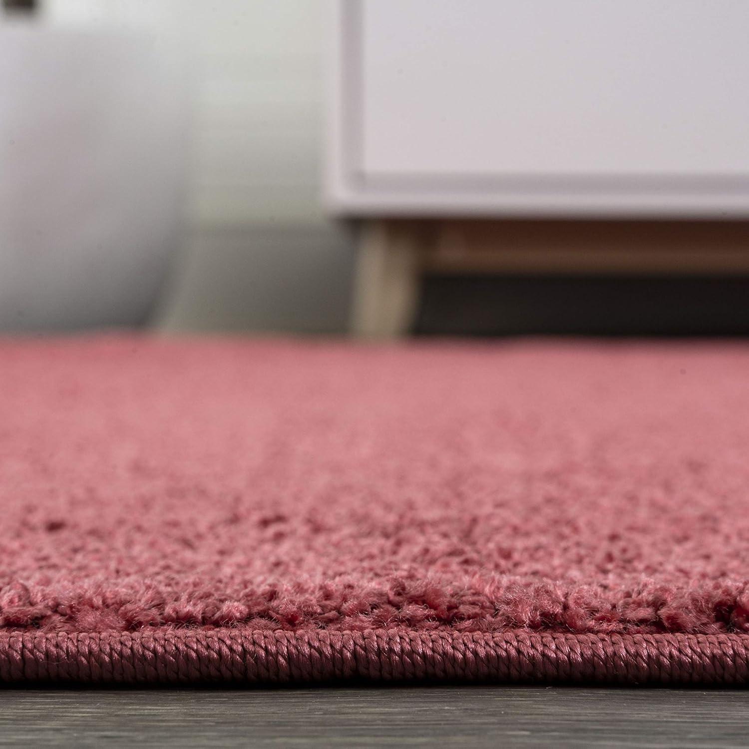 image:imageJONATHAN Y Haze Solid LowPile Red Indoor Area Rug 5x8 CoastalBohemianMinimalistClassic EasyCleaning for Living RoomBedroomKitchenPet FriendlyNonShedding SEU100E5