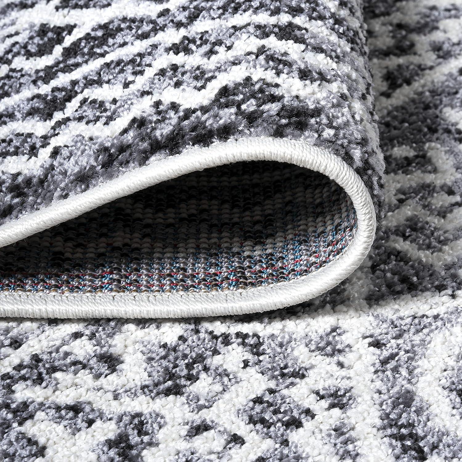 image:imageJONATHAN Y Iften Geometric Distressed IvoryBlack Runner Rug 2x8 Moroccan Bohemian Vintage EasyCleaning for Living Room Bedroom Kitchen Pet Friendly NonShedding MOH505A2878 x 10 Rectangular