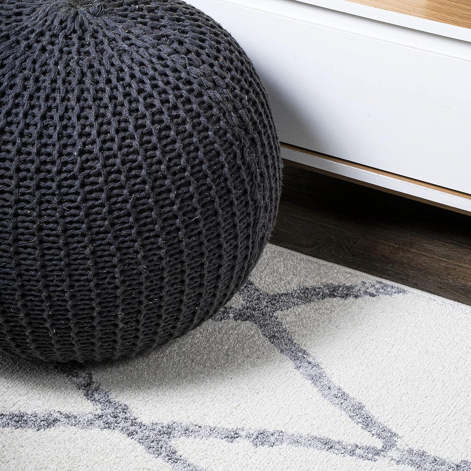 image:imageJONATHAN Y Illi Moroccan Diamond Trellis IvoryGray Runner Rug 2x8 Bohemian Vintage EasyCleaning for Living Room Bedroom Kitchen Pet Friendly NonShedding MOH506A2878 x 10 Rectangular