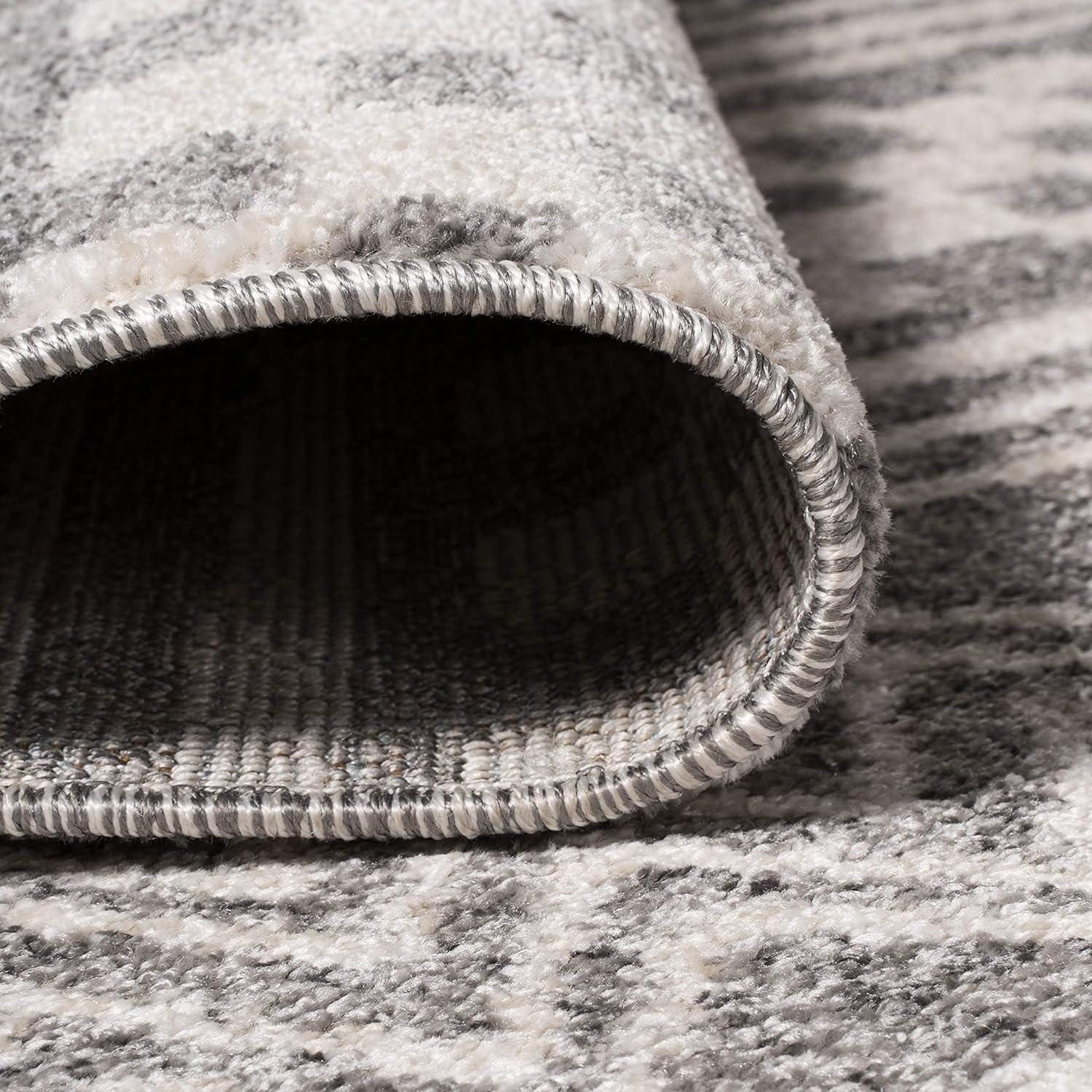 image:imageJONATHAN Y Imlil Tribal Stripe Light GrayCream Runner Rug 2x8 Geometric Bohemian Casual EasyCleaning for Living Room Bedroom Kitchen Pet Friendly NonShedding MOH303A2822 x 8 Runner