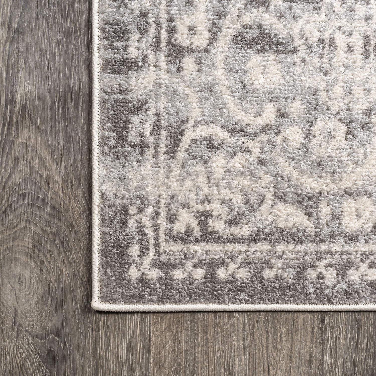 image:imageJONATHAN Y Minori Filigree Medallion Dark GrayCream Indoor Area Rug 3x5 Vintage Bohemian EasyCleaning for Living Room Bedroom Kitchen Pet Friendly NonShedding MDP206A3Light GrayCream