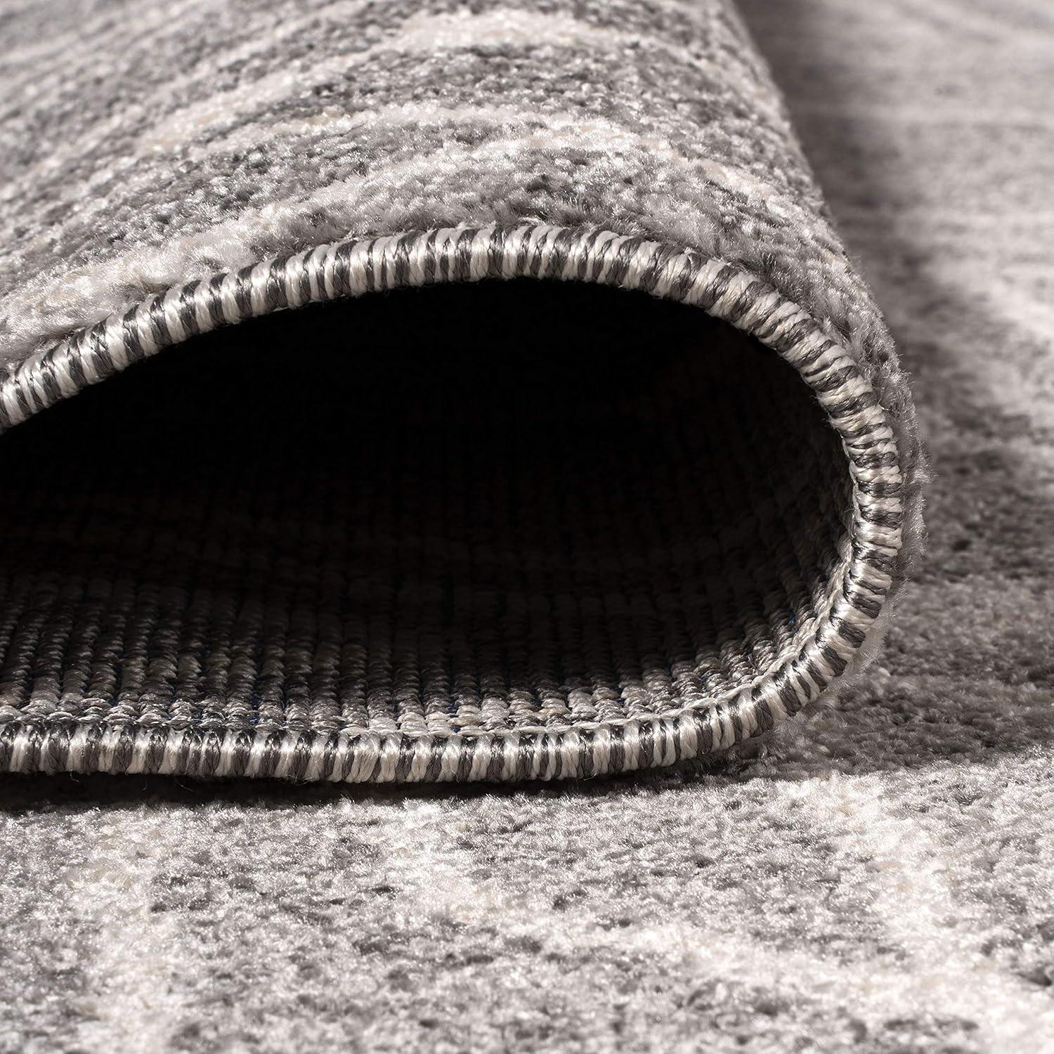 image:imageJONATHAN Y Rih Moroccan Style Diamond IvoryGray Indoor Area Rug 8x10 Bohemian Casual EasyCleaning for Living Room Bedroom Kitchen Pet Friendly NonShedding MOH306A8GrayIvory