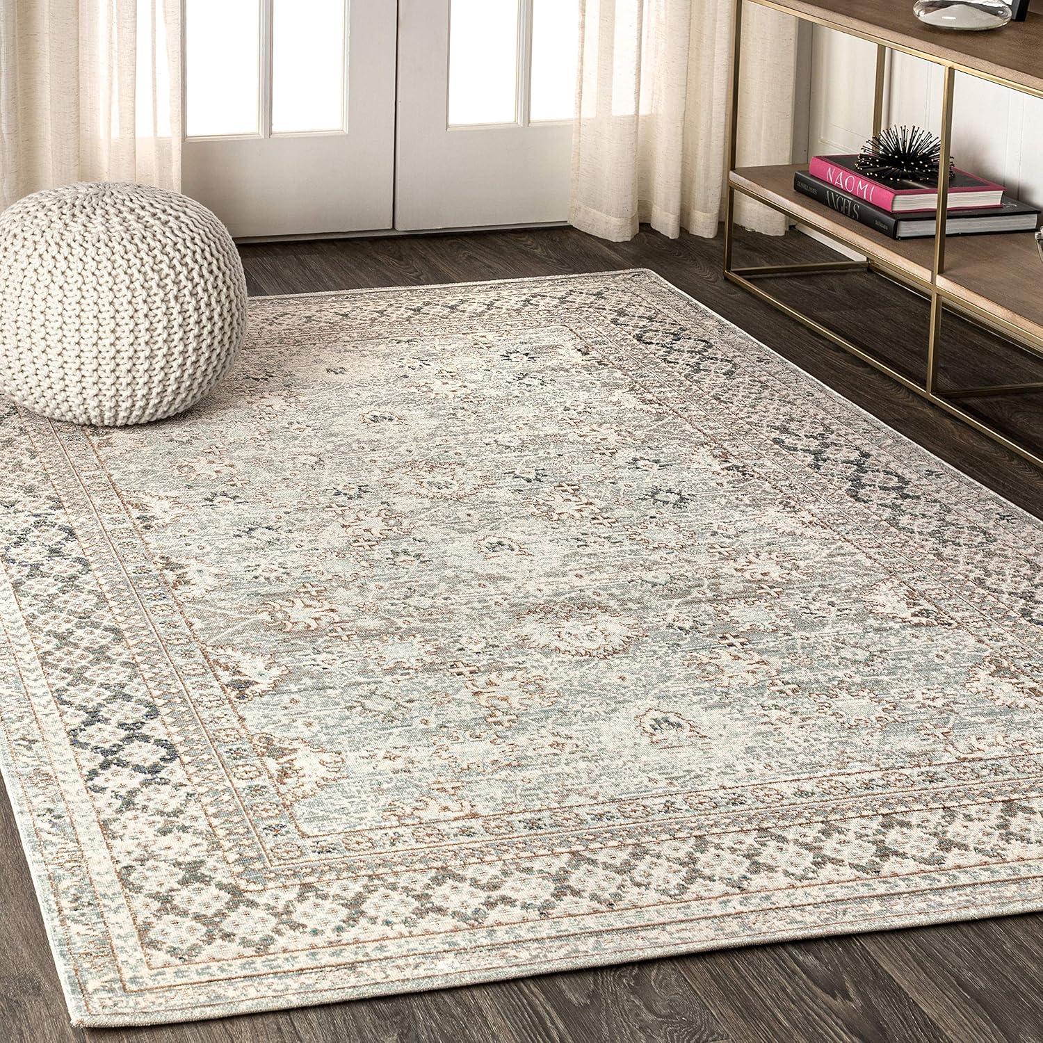 image:imageJONATHAN Y Stirling Argyle Light BlueIvory Indoor Area Rug 3x5 English Country Traditional EasyCleaning for Living Room Bedroom Kitchen Pet Friendly NonShedding SBC301C3Light Blue ivory