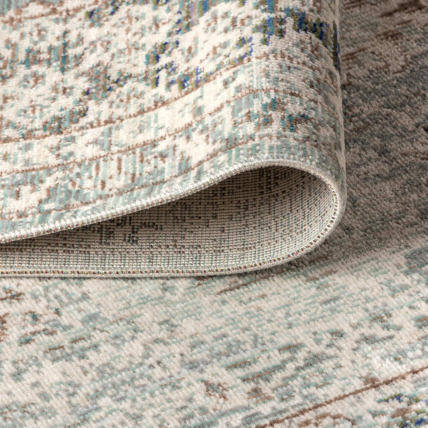 image:imageJONATHAN Y Stirling Argyle Light BlueIvory Indoor Area Rug 3x5 English Country Traditional EasyCleaning for Living Room Bedroom Kitchen Pet Friendly NonShedding SBC301C3Light Blue ivory