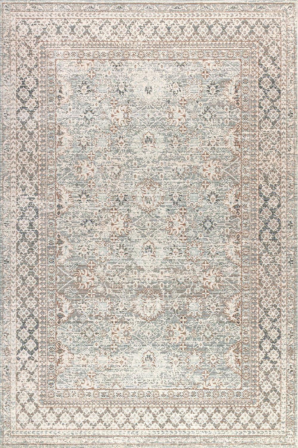 image:imageJONATHAN Y Stirling Argyle Light BlueIvory Indoor Area Rug 3x5 English Country Traditional EasyCleaning for Living Room Bedroom Kitchen Pet Friendly NonShedding SBC301C3Light Blue ivory