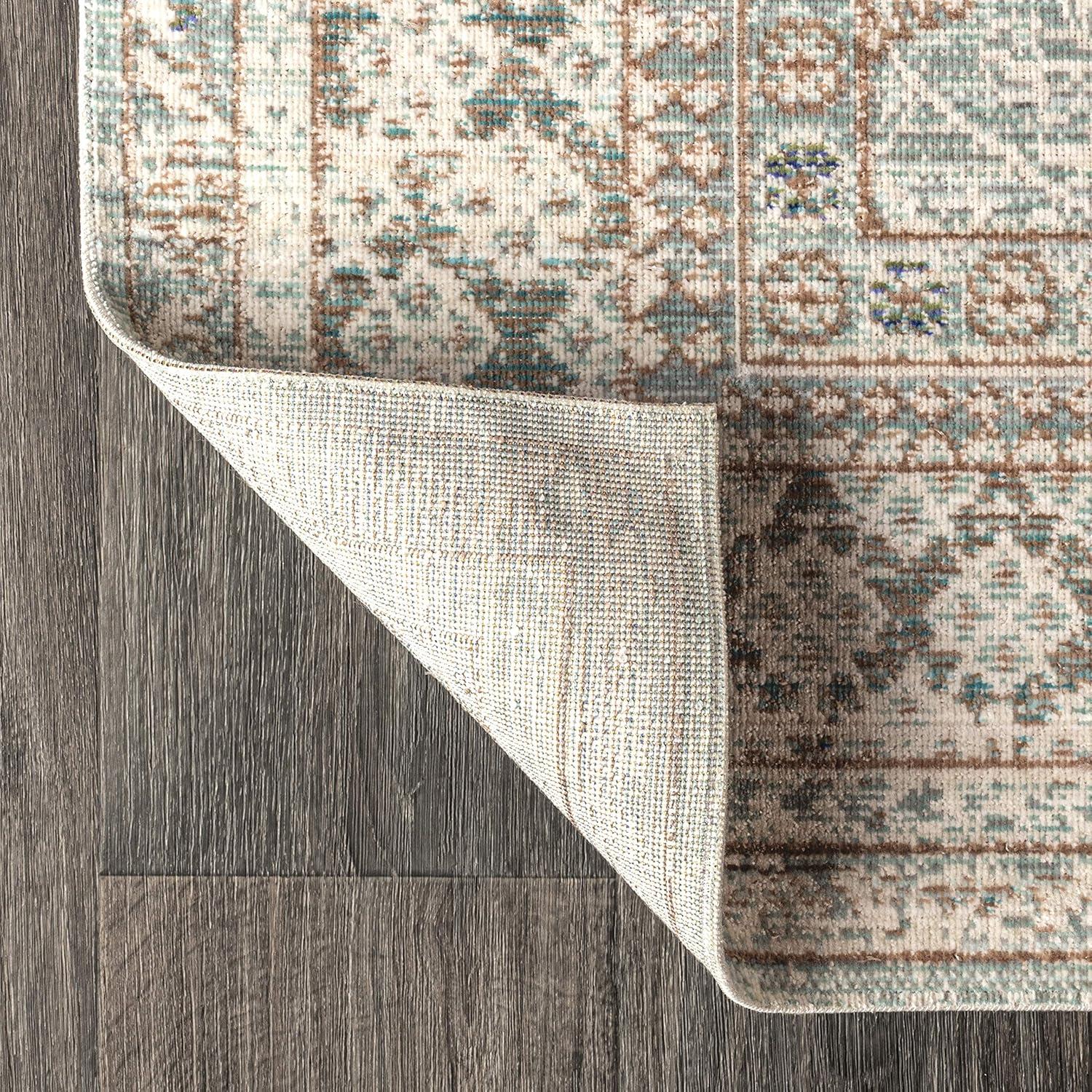 image:imageJONATHAN Y Stirling Argyle Light BlueIvory Indoor Area Rug 3x5 English Country Traditional EasyCleaning for Living Room Bedroom Kitchen Pet Friendly NonShedding SBC301C3Light Blue ivory