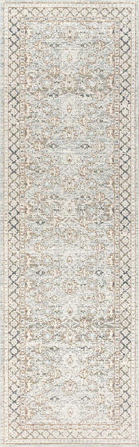 image:imageJONATHAN Y Stirling Argyle Light BlueIvory Indoor Area Rug 3x5 English Country Traditional EasyCleaning for Living Room Bedroom Kitchen Pet Friendly NonShedding SBC301C3Light Blue ivory