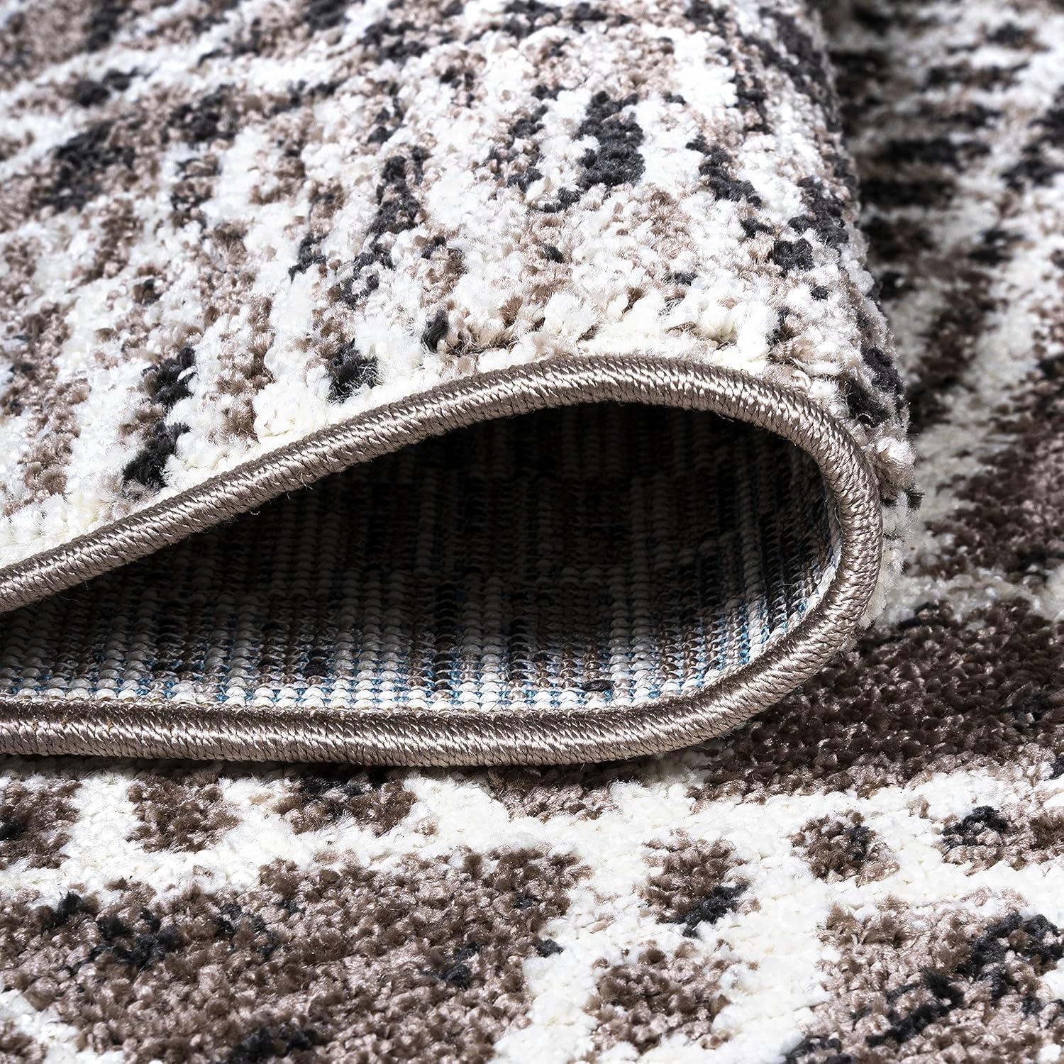 image:imageJONATHAN Y Tayri Tribal Geometric BrownIvory Runner Rug 2x8 Modern Bohemian Vintage EasyCleaning for Living Room Bedroom Kitchen Pet Friendly NonShedding MOH501A284 x 6 Rectangular