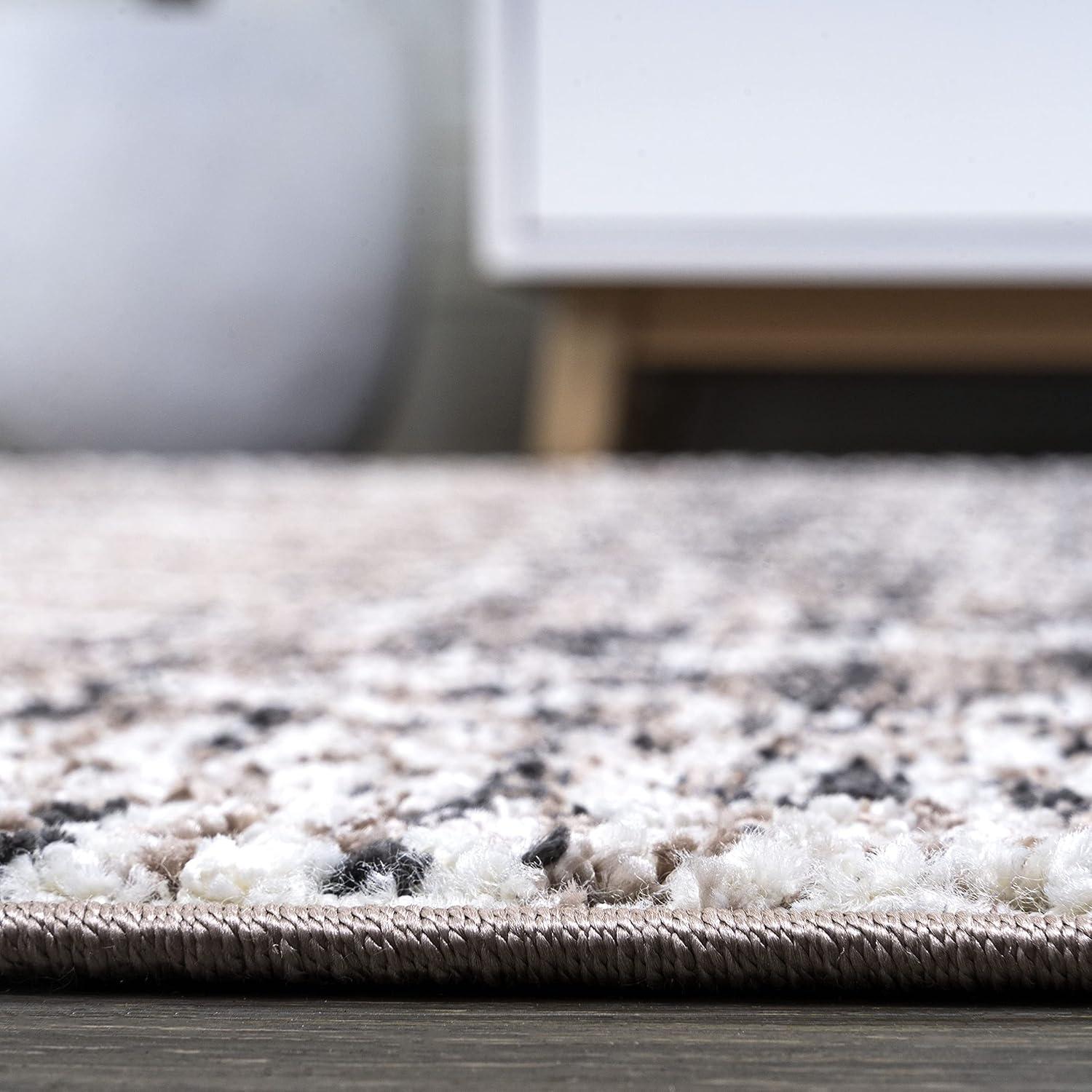 image:imageJONATHAN Y Tayri Tribal Geometric BrownIvory Runner Rug 2x8 Modern Bohemian Vintage EasyCleaning for Living Room Bedroom Kitchen Pet Friendly NonShedding MOH501A2878 x 10 Rectangular
