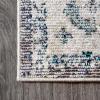 JONATHAN Y Ankara Vintage Medallion Gray/Ivory Indoor Area Rug, 3×5, Transitional, Southwestern, Easy-Cleaning for Living Room, Bedroom, Kitchen, Pet Friendly, Non-Shedding (CAV105A-3)(3′ x 5′ (Rectangular))
