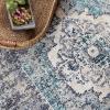 JONATHAN Y Ankara Vintage Medallion Gray/Ivory Indoor Area Rug, 3×5, Transitional, Southwestern, Easy-Cleaning for Living Room, Bedroom, Kitchen, Pet Friendly, Non-Shedding (CAV105A-3)(3′ x 5′ (Rectangular))