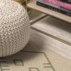 JONATHAN Y Boho Moroccan Indoor Outdoor Runner Rug 2X8 Beige/Green, Casual for Backyard, Patio, Porch, Easy-Cleaning, High Traffic, Pet-Friendly, Non-Shedding (SMB123A-28)(Beige/Green)
