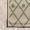 JONATHAN Y Boho Moroccan Indoor Outdoor Runner Rug 2X8 Beige/Green, Casual for Backyard, Patio, Porch, Easy-Cleaning, High Traffic, Pet-Friendly, Non-Shedding (SMB123A-28)(Beige/Green)